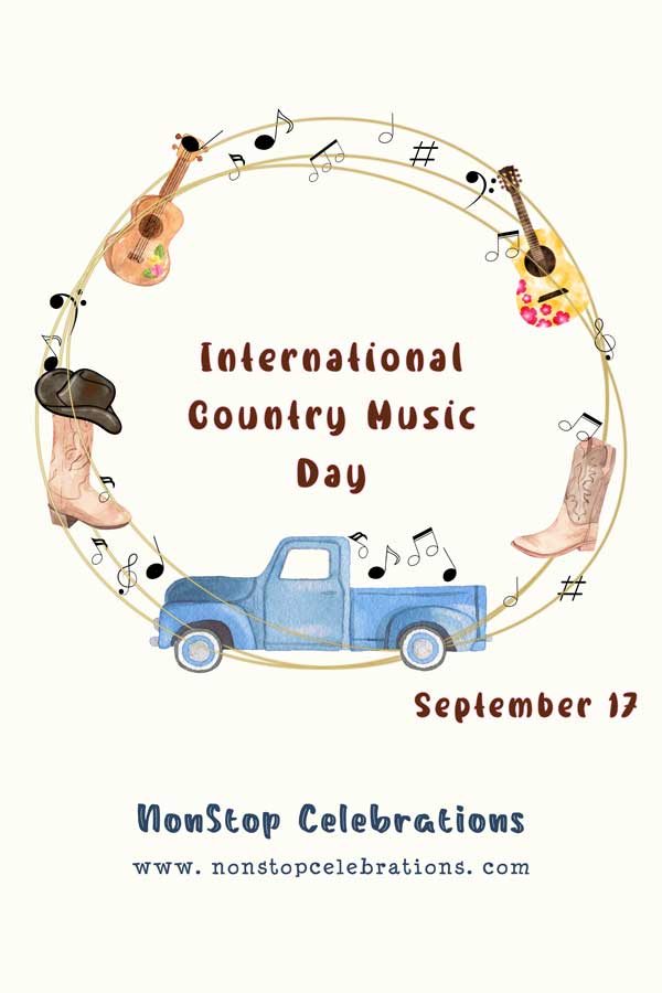 Download Free Celebrate International Country Music Day September 17 Nonstop Celebrations PSD Mockup Template