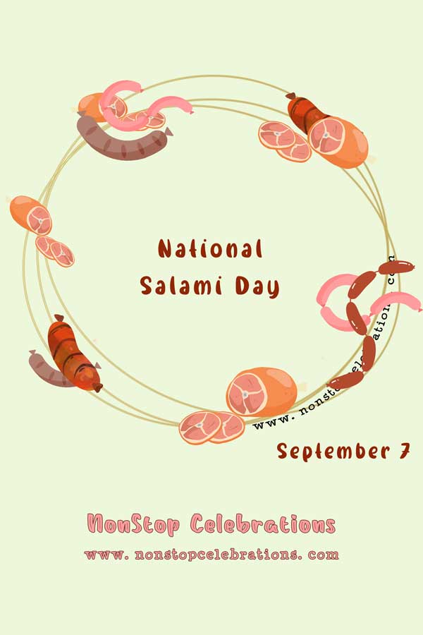 Download Free Celebrate National Salami Day September 7 Nonstop Celebrations PSD Mockup Template