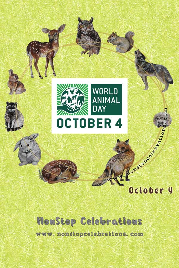 Celebrate World Animal Day October 4 | NonStop Celebrations